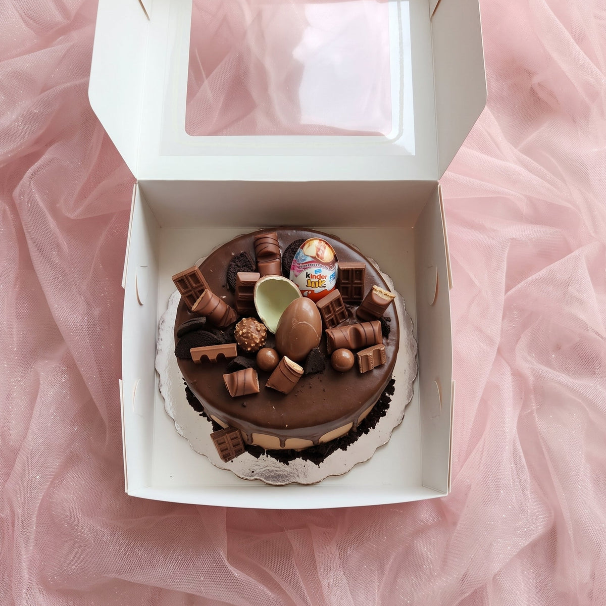 Pastel de Chocolate Kinder